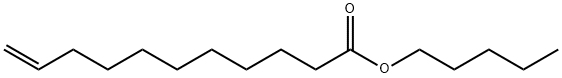 pentyl undec-10-enoate Structure