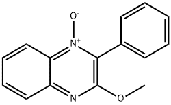 2-Methoxy-3-phenylquinoxaline 4-oxide Struktur