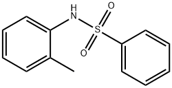 N-(2-甲基苯基)苯磺酰胺,18457-86-8,结构式
