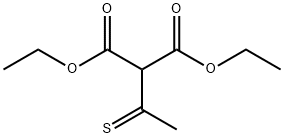 チオアセチルマロン酸ジエチル 化学構造式