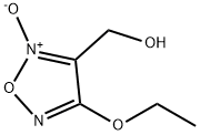 1,2,5-Oxadiazole-3-methanol, 4-ethoxy-, 2-oxide (9CI) Struktur