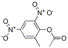 Acetic acid 2-methyl-4,6-dinitrophenyl ester Structure