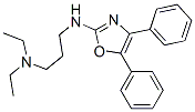 N'-(4,5-ジフェニル-2-オキサゾリル)-N,N-ジエチル-1,3-プロパンジアミン 化学構造式