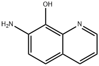 7-氨基喹啉-8-醇, 18472-06-5, 结构式