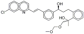 2-[3-(S)-[3-(2-(7-Chloro-2-quinolinyl)ethenyl)phenyl]-3-hydroxypropyl]phenyl-2-(1’-hydroxy-2’-methoxymethyl)propanol,184764-20-3,结构式