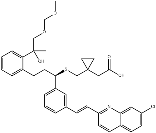 2-Methoxymethyl Montelukast 1,2-Diol
(Mixture of Diastereomers)|2-Methoxymethyl Montelukast 1,2-Diol
(Mixture of Diastereomers)