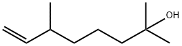 2,6-ジメチル-7-オクテン-2-オール 化学構造式