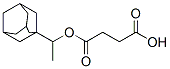 こはく酸水素1-[1-(1-アダマンチル)エチル] 化学構造式