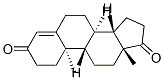 (8R,9S,10R,13R,14S)-10,13-dimethyl-2,6,7,8,9,11,12,14,15,16-decahydro- 1H-cyclopenta[a]phenanthrene-3,17-dione 化学構造式