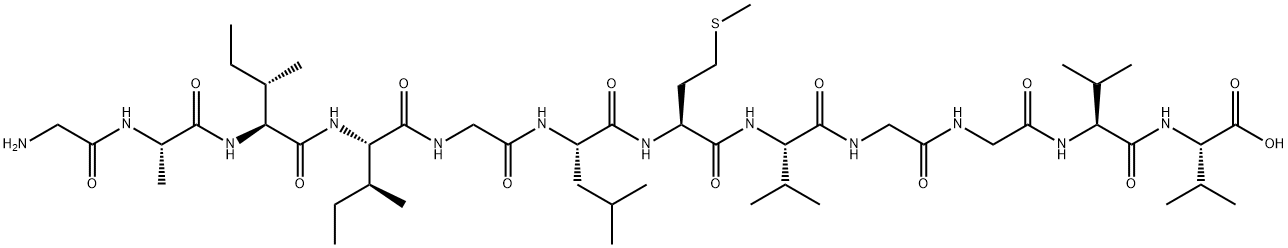 AMYLOID BETA-PROTEIN (29-40) Struktur