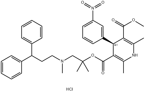 (S)-Lercanidipine Hydrochloride Structure