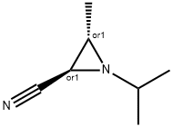 2-Aziridinecarbonitrile,3-methyl-1-(1-methylethyl)-,trans-(9CI) Structure