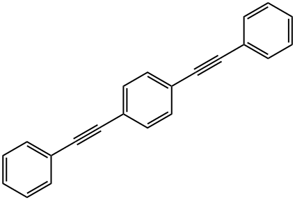 1,4-双(苯乙炔基)苯, 1849-27-0, 结构式