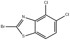 2-溴-4,5-二氯苯并噻唑 结构式