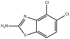 2-氨基-4,5-二氯苯并噻唑 结构式