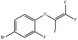 1-ブロモ-4-(トリフルオロビニルオキシ)ベンゼン 化学構造式