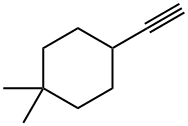 Cyclohexane, 4-ethynyl-1,1-dimethyl- Structure