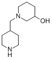 1-(4-PIPERIDINYLMETHYL)-3-PIPERIDINOL 结构式