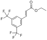 3,5-BIS(TRIFLUORO-METHYL)CINNAMIC ETHYL ESTER Struktur