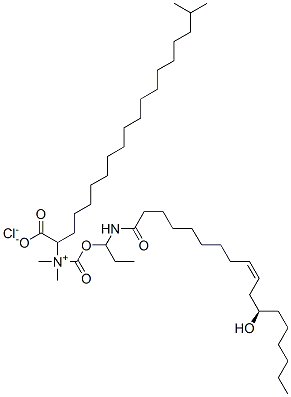 ISOSTEARYL RICINOLEAMIDOPROPYL BETAINATE CHLORIDE Structure