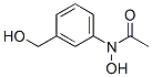 Acetamide,  N-hydroxy-N-[3-(hydroxymethyl)phenyl]- Struktur