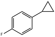 1-シクロプロピル-4-フルオロベンゼン 化学構造式