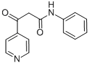 BETA-OXO-N-PHENYL-4-PYRIDINEPROPANAMIDE 结构式