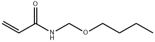 N-(N-丁氧基甲基)丙烯酰胺, 1852-16-0, 结构式