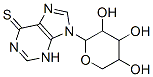 9-(3,4,5-trihydroxyoxan-2-yl)-3H-purine-6-thione Structure