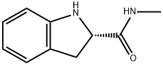1H-Indole-2-carboxamide,2,3-dihydro-N-methyl-,(S)-(9CI) Struktur