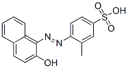 4-[(2-hydroxy-1-naphthyl)azo]-m-toluenesulphonic acid 