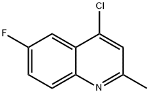 4-氯-6-氟-2-甲基喹啉,18529-01-6,结构式