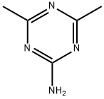 2-AMINO-4,6-DIMETHYL-1,3,5-TRIAZINE Structure