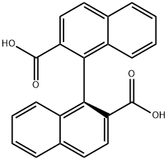 S-1,1'-BINAPHTHYL-2,2'-DICARBOXYLIC ACID Struktur
