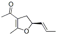 Ethanone, 1-[4,5-dihydro-2-methyl-5-(1-propenyl)-3-furanyl]-, [S-(Z)]- (9CI) 化学構造式