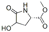 Proline, 4-hydroxy-5-oxo-, methyl ester (9CI) 结构式