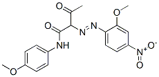 Butanamide, 2-(2-methoxy-4-nitrophenyl)azo-N-(4-methoxyphenyl)-3-oxo-|