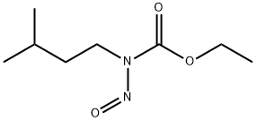 Carbamic  acid,  (3-methylbutyl)nitroso-,  ethyl  ester  (9CI) 结构式