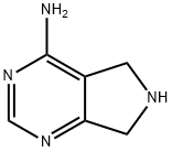 4-Amino-6,7-dihydro-5H-pyrrolo[3,4-d]pyrimidine Structure