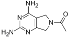 1-(2,4-DIAMINO-5H-PYRROLO[3,4-D]PYRIMIDIN-6(7H)-YL)ETHANONE Structure