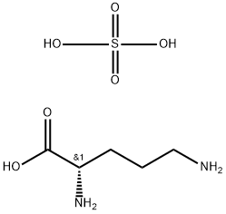 L-鸟氨酸硫酸盐 (2:1) 一水合物 结构式