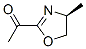 Ethanone, 1-(4,5-dihydro-4-methyl-2-oxazolyl)-, (S)- (9CI) Structure