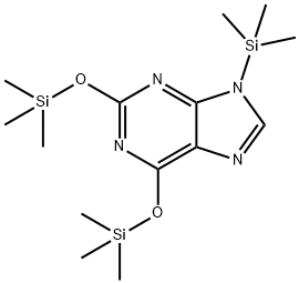9-(Trimethylsilyl)-2,6-bis(trimethylsiloxy)-9H-purine|