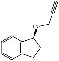 (S)-N-(2-丙炔基)-2,3-二氢茚-1-胺,185517-74-2,结构式