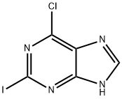 2-碘-6-氯嘌呤, 18552-90-4, 结构式