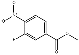 METHYL 3-FLUORO-4-NITROBENZENECARBOXYLATE Struktur