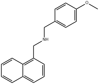 N-(4-甲氧基苄基)-1-(萘-1-基)甲胺,185669-79-8,结构式