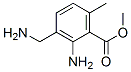 Benzoic acid, 2-amino-3-(aminomethyl)-6-methyl-, methyl ester (9CI) 结构式