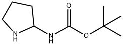 PYRROLIDIN-2-YL-CARBAMIC ACID TERT-BUTYL ESTER Structure