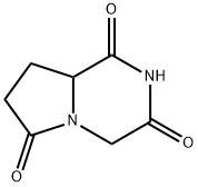 Pyrrolo[1,2-a]pyrazine-1,3,6(2H,4H,7H)-trione, dihydro- (9CI) 结构式